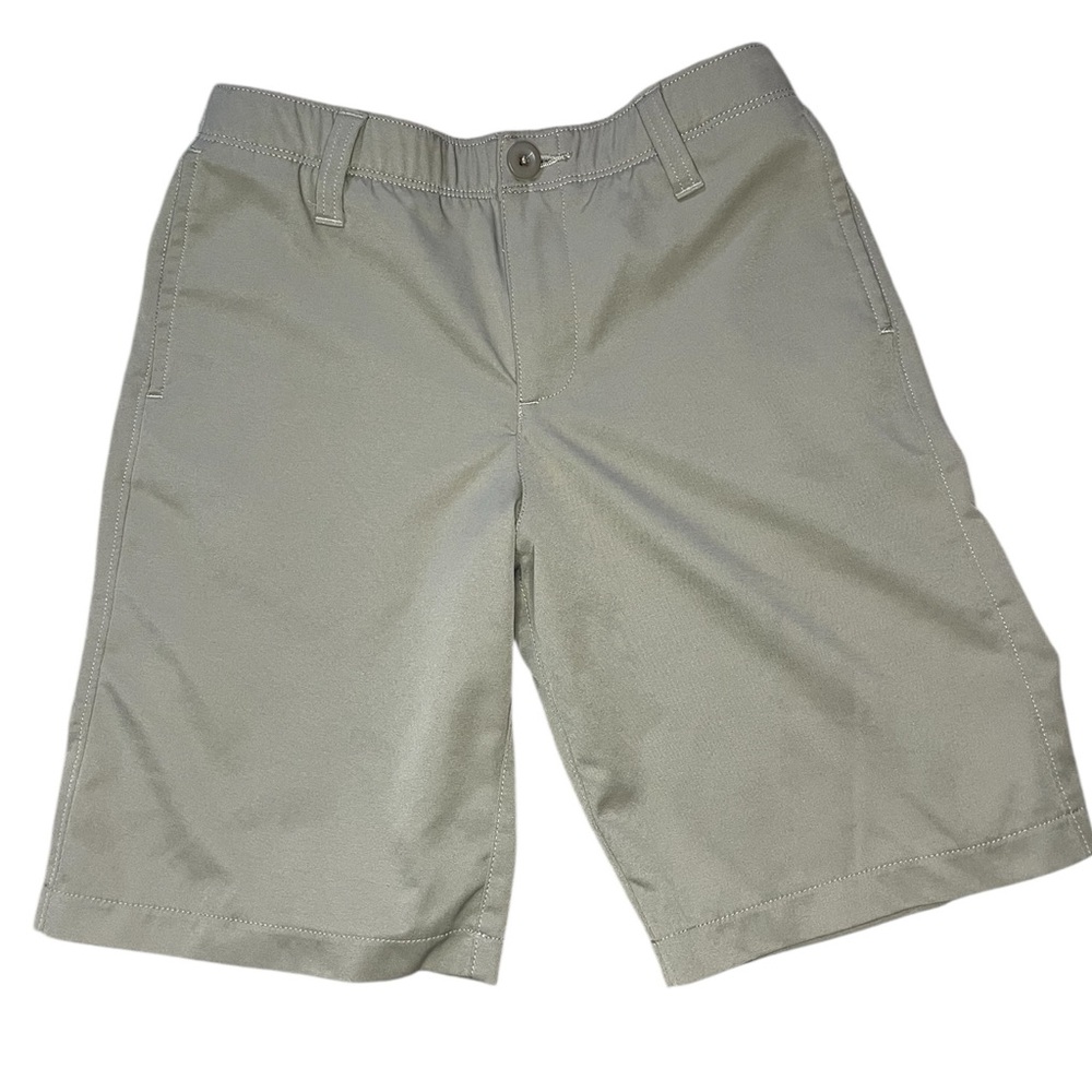 Under Armour Tan Loose Fit Golf Style Shorts-Boys Size 10
